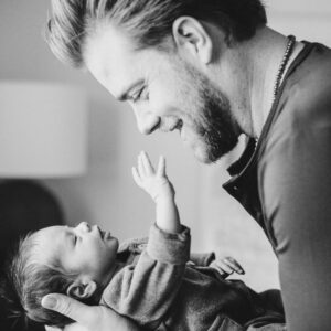 Man with baby