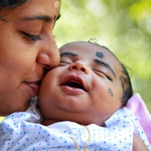 mother with baby